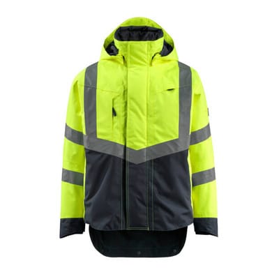 Harlow Hard Shell Jacke SAFE SUPREME, hi-vis Gelb/Schwarzblau, Größe XL