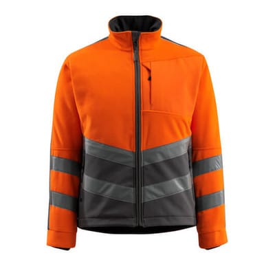 Sheffield Fleecejacke SAFE SUPREME, hi-vis Orange/Dunkelanthrazit, Größe 3XL