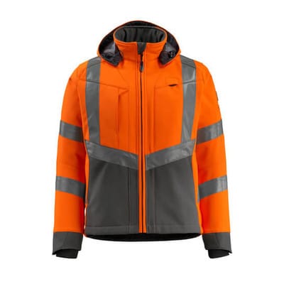 Blackpool Soft Shell Jacke - SAFE SUPREME - hi-vis Orange/Dunkelanthrazit, Gr. 2XL