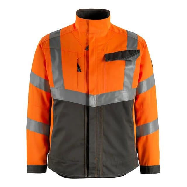 Oxford Jacke SAFE SUPREME, hi-vis Orange/Dunkelanthrazit, Größe 4XL