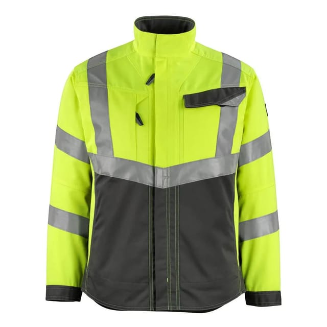 Oxford Jacke SAFE SUPREME, hi-vis Gelb/Dunkelanthrazit, Größe XL