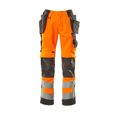 Wigan Hose mit Hängetaschen - SAFE SUPREME - hi-vis Orange/Dunkelanthrazit, Gr. 90C49