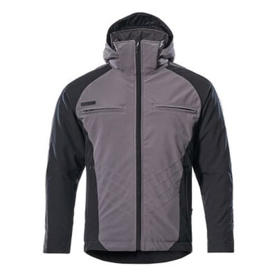 Darmstadt Winterjacke UNIQUE, Anthrazit/Schwarz, Größe L