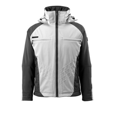 Darmstadt Winterjacke UNIQUE, Weiß/Dunkelanthrazit, Größe L