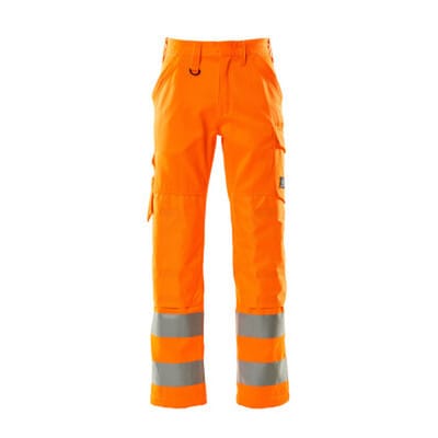 Geraldton Hose mit Knietaschen SAFE LIGHT, hi-vis Orange, Größe 82C62