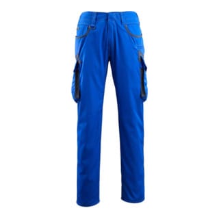 Ingolstadt Hose mit Schenkeltaschen UNIQUE, Kornblau/Schwarzblau, Größe 82C48
