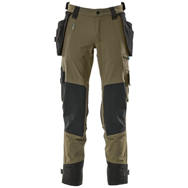 Hose mit Hängetaschen ADVANCED, Moosgrün, Größe 82C47