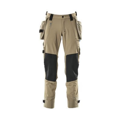 Hose mit Hängetaschen ADVANCED, Hellkhaki, Größe 76C58