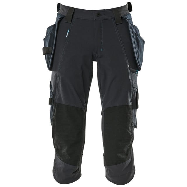 Dreiviertel-Hose mit Hängetaschen ADVANCED, Schwarzblau, Größe C66