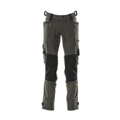 Hose mit Knietaschen ADVANCED, Dunkelanthrazit, Größe 76C42