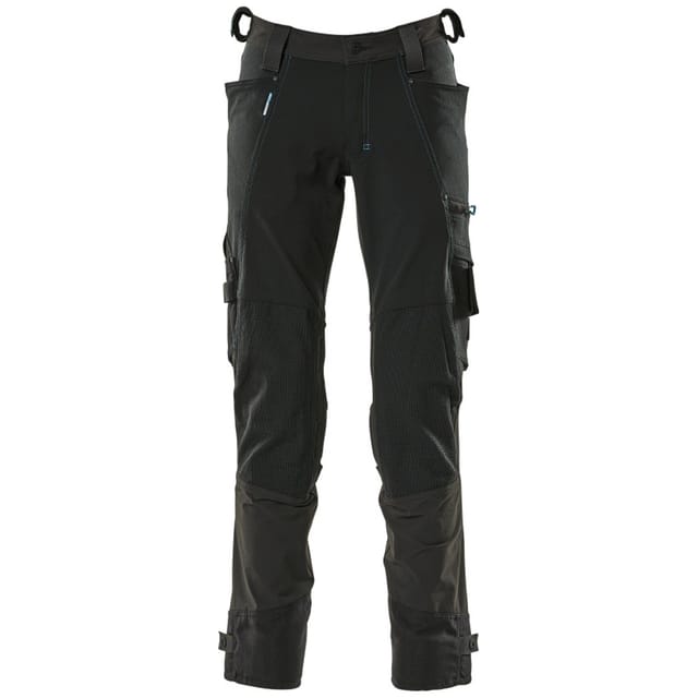 Hose mit Knietaschen ADVANCED, Schwarz, Größe 82C60