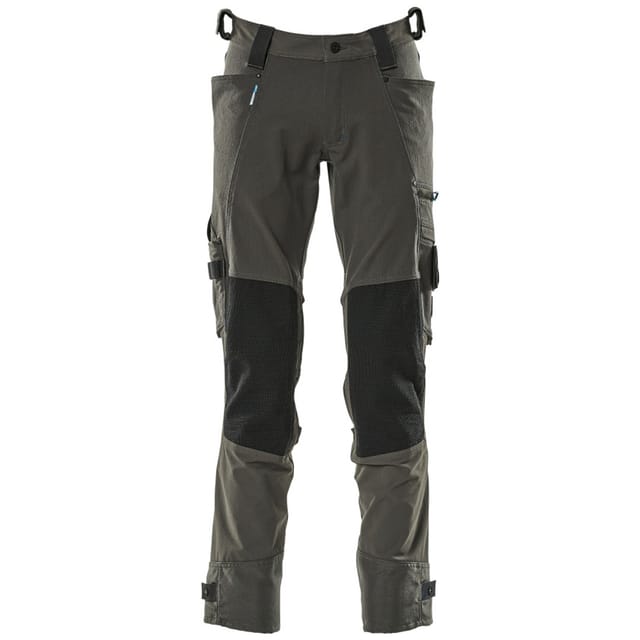 Hose mit Knietaschen ADVANCED, Dunkelanthrazit, Größe 82C46