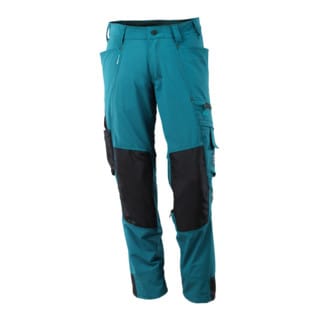 Hose mit Knietaschen ADVANCED, Dunkelpetroleum, Größe 82C52
