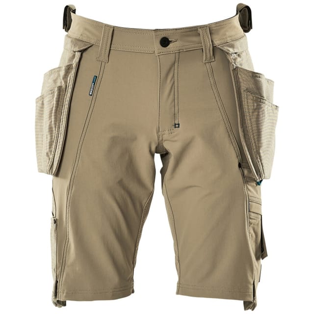 Shorts mit Hängetaschen ADVANCED, Hellkhaki, Größe C54