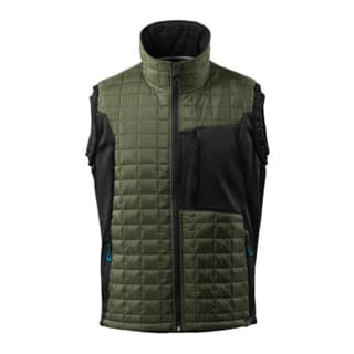 Thermoweste ADVANCED, Moosgrün/Schwarz, Größe 3XL