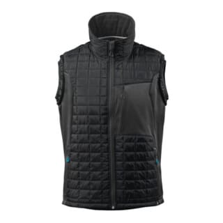 Thermoweste ADVANCED, Schwarz/Dunkelanthrazit, Größe 3XL