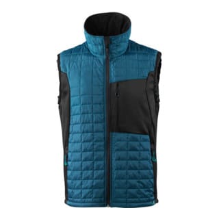 Thermoweste ADVANCED, Dunkelpetroleum/Schwarz, Größe 3XL