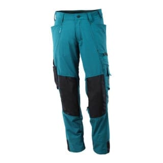Hose mit Knietaschen ADVANCED, Dunkelpetroleum, Größe 90C56