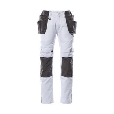Kassel Hose mit Hängetaschen UNIQUE, Weiß/Dunkelanthrazit, Größe 82C50