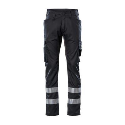 Marseille Hose mit Schenkeltaschen FRONTLINE, Schwarz, Größe 90C47