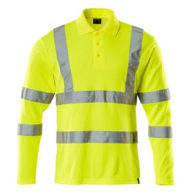 Polo-Shirt, Langarm SAFE CLASSIC, hi-vis Gelb, Größe XL