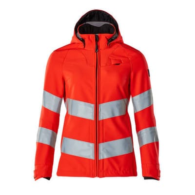 Soft Shell Jacke SAFE SUPREME, hi-vis Rot, Größe XL