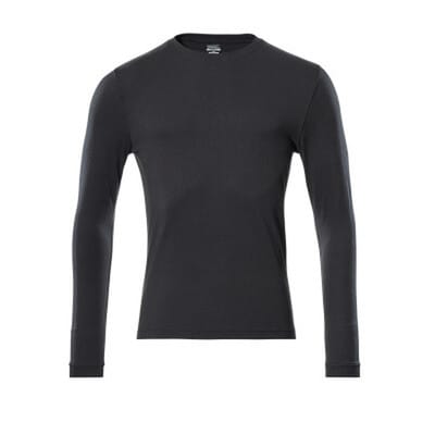 T-Shirt, Langarm CROSSOVER, Schwarz, Größe M