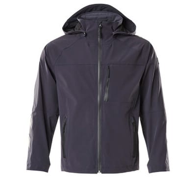 Hard Shell Jacke UNIQUE, Schwarzblau, Größe 3XL