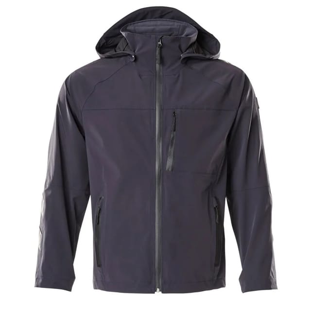 Hard Shell Jacke UNIQUE, Schwarzblau, Größe 2XL