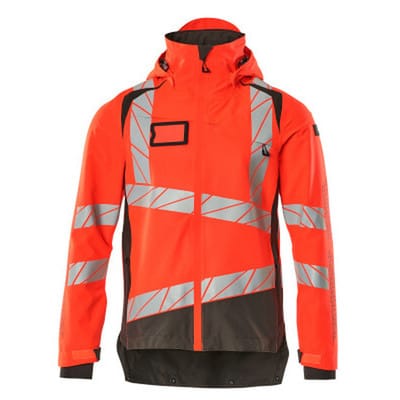Hard Shell Jacke ACCELERATE SAFE, hi-vis Rot/Dunkelanthrazit, Größe 2XL