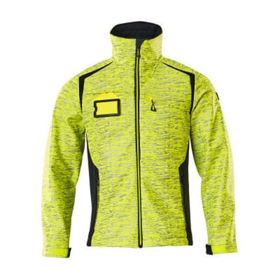 Soft Shell Jacke ACCELERATE SAFE, hi-vis Gelb/Schwarzblau, Größe S