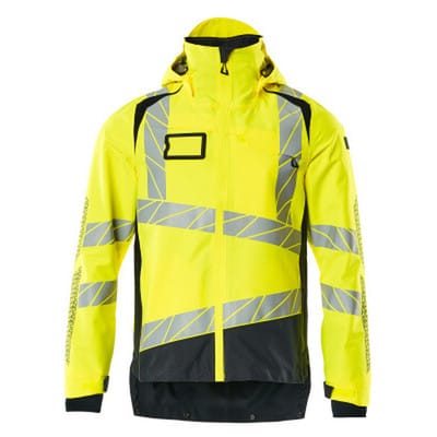 Hard Shell Jacke ACCELERATE SAFE, hi-vis Gelb/Schwarzblau, Größe M