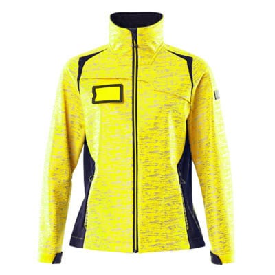 Soft Shell Jacke ACCELERATE SAFE, hi-vis Gelb/Schwarzblau, Größe L
