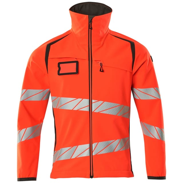 Soft Shell Jacke ACCELERATE SAFE, hi-vis Rot/Dunkelanthrazit, Größe 5XL