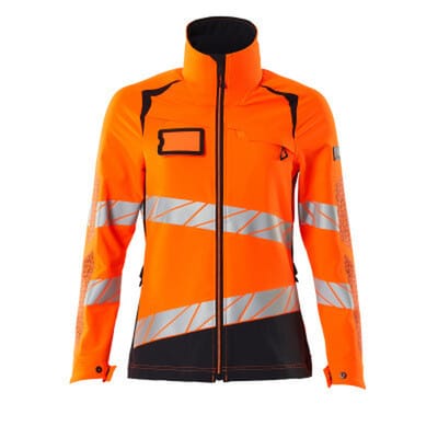 Jacke ACCELERATE SAFE, hi-vis Orange/Schwarzblau, Größe L