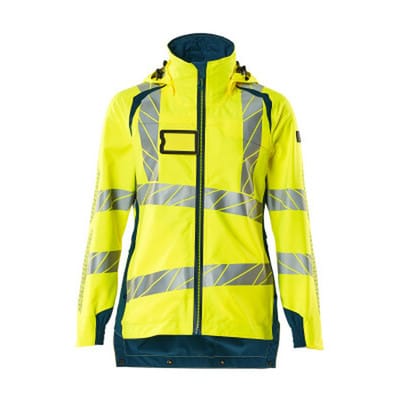 Hard Shell Jacke ACCELERATE SAFE, hi-vis Gelb/Dunkelpetroleum, Größe XS