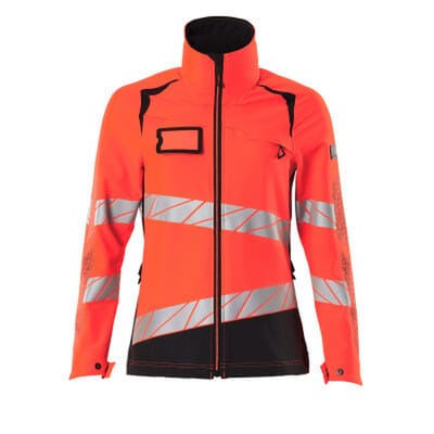 Jacke ACCELERATE SAFE, hi-vis Rot/Schwarzblau, Größe L