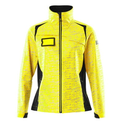 Soft Shell Jacke ACCELERATE SAFE, hi-vis Gelb/Schwarz, Größe 2XL