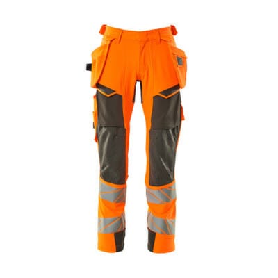 Hose mit Hängetaschen - ACCELERATE SAFE - hi-vis Orange/Dunkelanthrazit, Gr. 90C48