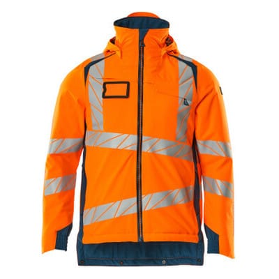 Winterjacke ACCELERATE SAFE, hi-vis Orange/Dunkelpetroleum, Größe XL