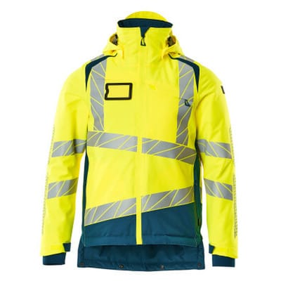 Winterjacke ACCELERATE SAFE, hi-vis Gelb/Dunkelpetroleum, Größe L