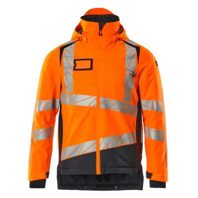Winterjacke ACCELERATE SAFE, hi-vis Orange/Schwarzblau, Größe 3XL