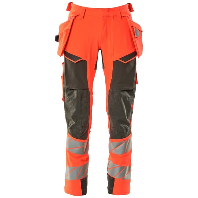 Hose mit Hängetaschen ACCELERATE SAFE, hi-vis Rot/Dunkelanthrazit, Größe 82C66