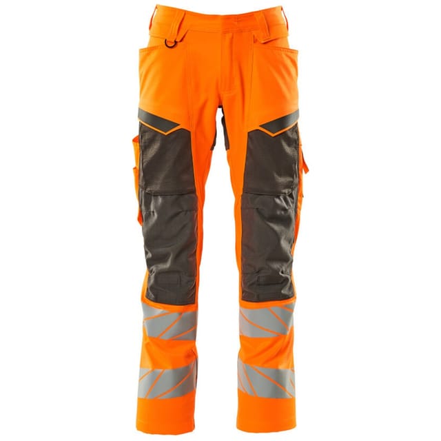 Hose mit Knietaschen ACCELERATE SAFE, hi-vis Orange/Dunkelanthrazit, Größe 76C56