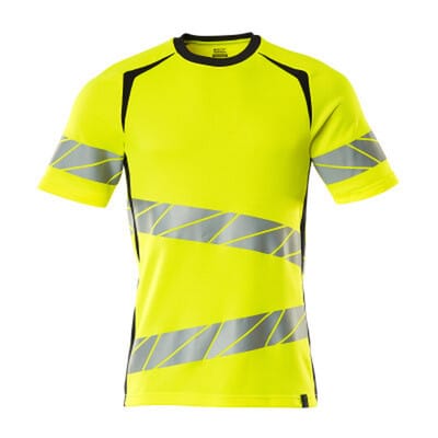 T-Shirt ACCELERATE SAFE, hi-vis Gelb/Schwarzblau, Größe S-ONE