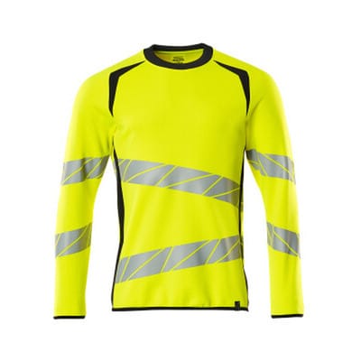 Sweatshirt ACCELERATE SAFE, hi-vis Gelb/Schwarzblau, Größe S-ONE