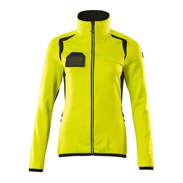 Fleecepullover mit Reißverschluss - ACCELERATE SAFE - hi-vis Gelb/Schwarz, Gr. 2XL