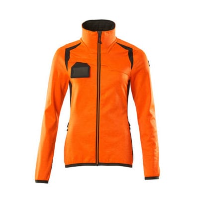 Fleecepullover mit Reißverschluss - ACCELERATE SAFE - hi-vis Orange/Dunkelanthrazit, Gr. XS