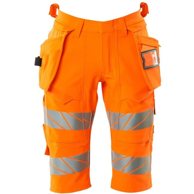 Shorts, lang mit Hängetaschen ACCELERATE SAFE, hi-vis Orange, Größe C58