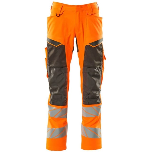 Hose mit Knietaschen ACCELERATE SAFE, hi-vis Orange/Dunkelanthrazit, Größe 90C50